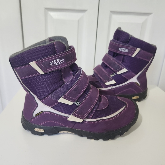 KEEN Trezzo II WP Youth Winter Boots Sz 4 US / 37 EU Waterproof Insulated Snow - Picture 6 of 12
